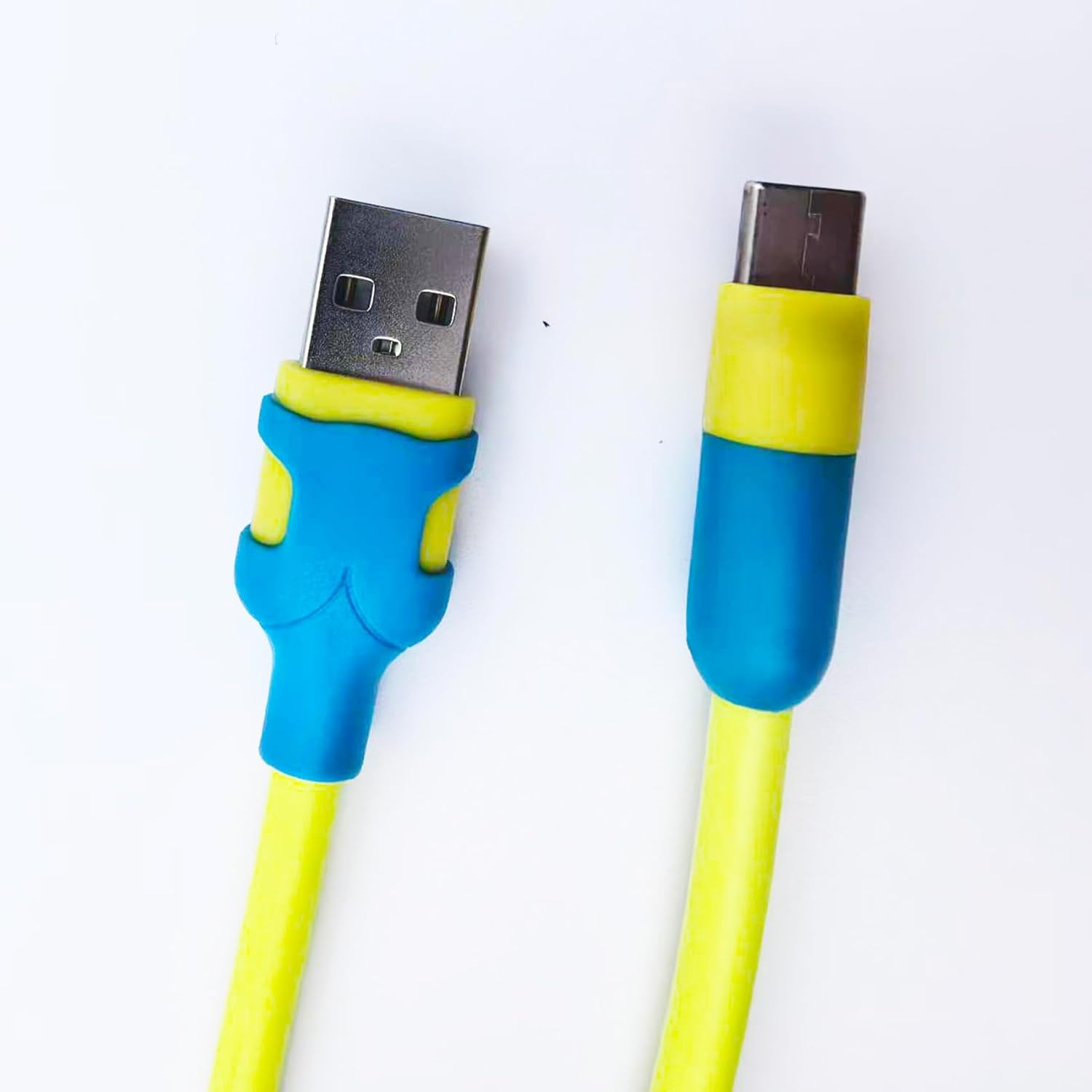 5Ft Fast Charging Data Cable,USB-A Male to Type-C Charging Data Sync Charger Cable Cord Yellow (USB to Type C (5FTwire)