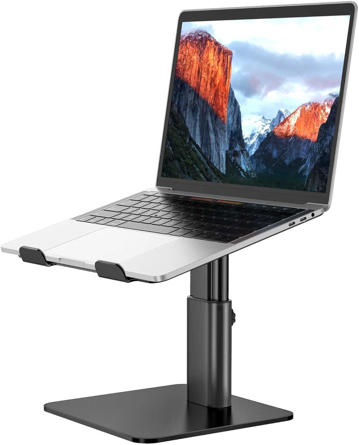 BESIGN LSX6N Laptop Stand, Ergonomic Adjustable Notebook Riser Holder, Computer Stand Compatible with Air, Pro, Dell, HP, Lenovo More 10-15.6″ Laptops, Black