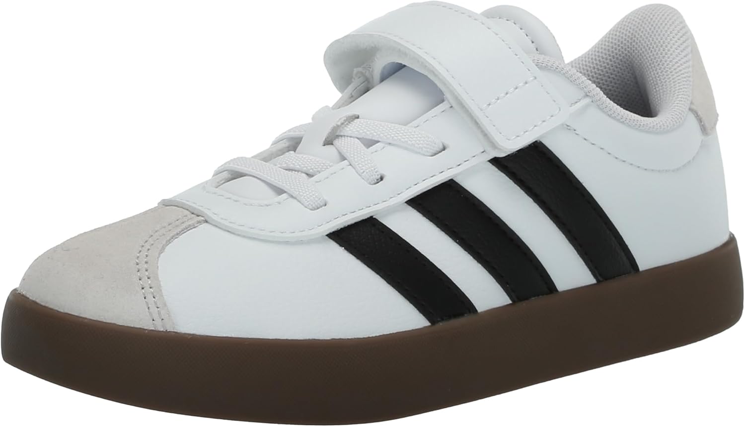 Adidas Unisex-Child Vl Court 3.0 Elastic Lace & Strap