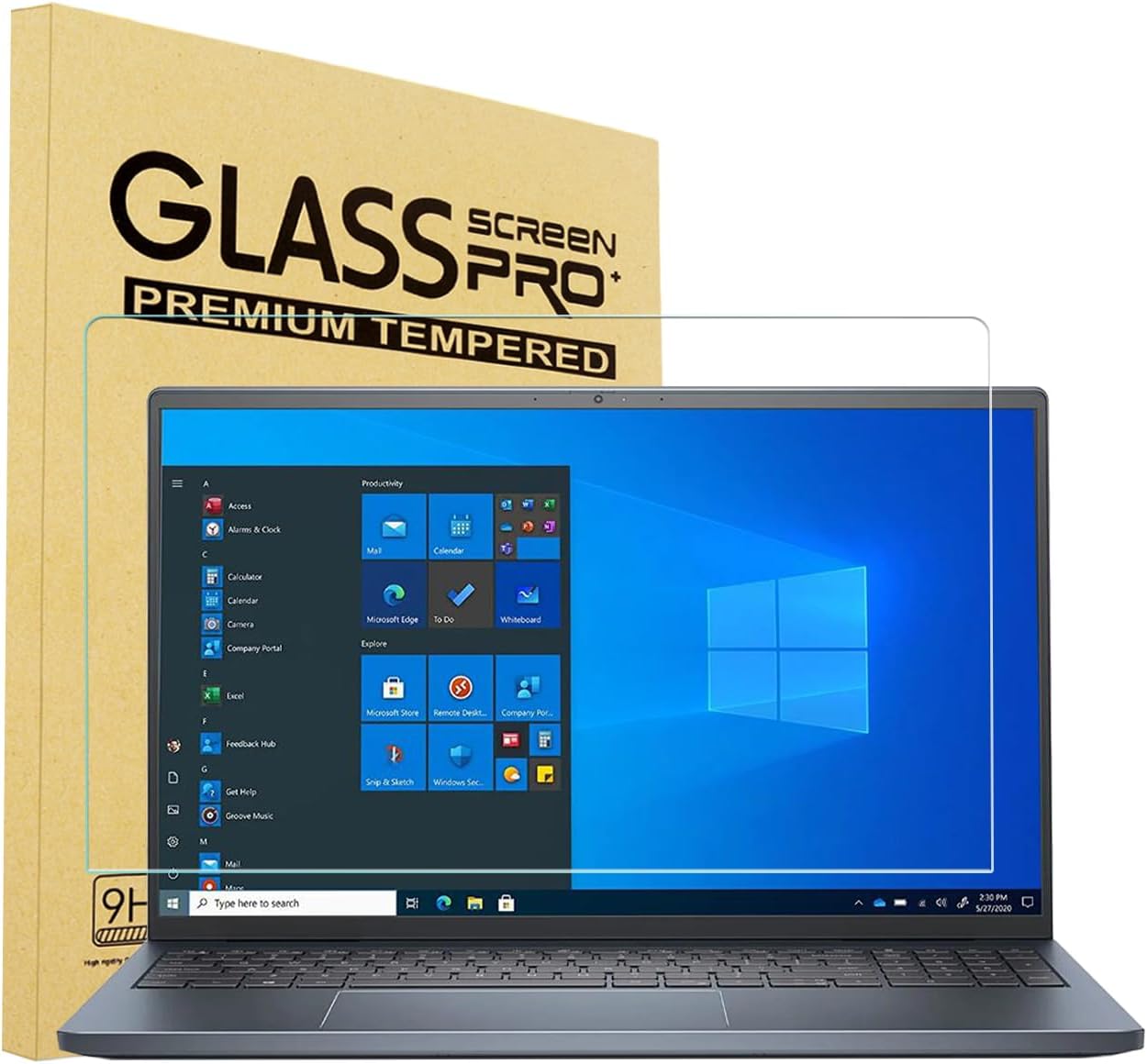 i-Tensodo Tempered Glass Screen Protector for 16″ Dell G16 7620 7630 /Vostro 7620 /Dell Inspiron 16 Plus 7610 7620 7630 7635 7640 16 inch Laptop, 9H Hardness, 2.5D Tempered Glass Film, HD Clear