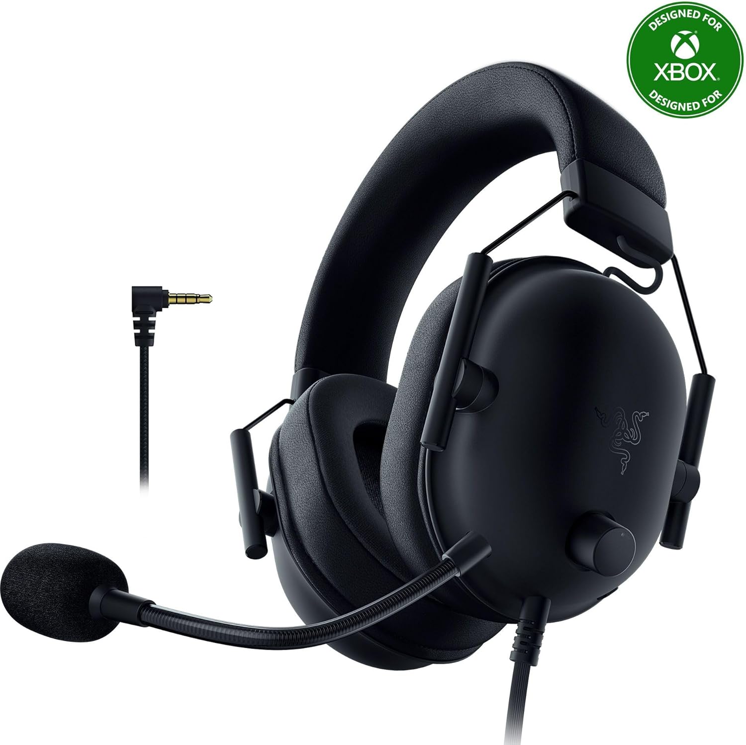 Razer BlackShark V2 X Xbox Gaming Headset: 50mm Drivers – Cardioid Mic – Lightweight – Comfortable, Noise Isolating Earcups – for Xbox Series X, Series S, PS5, PC, Switch via 3.5mm Audio Jack – Black