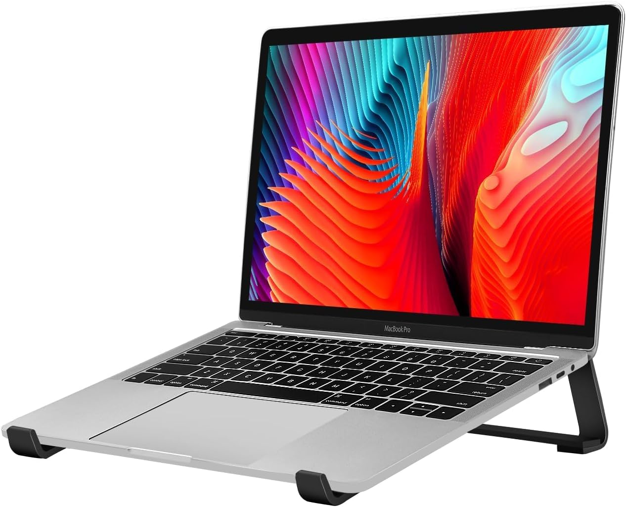 Thibault Aluminum Laptop Stand for Desk – Cooling Ergonomic Design – Fits MacBook Air Pro/DELL/HP/Lenovo/ThinkPad/Alienware – 13/14/15.6/16 -Easy Assembly- Ventilated Laptop Stand for Optimal Airflow