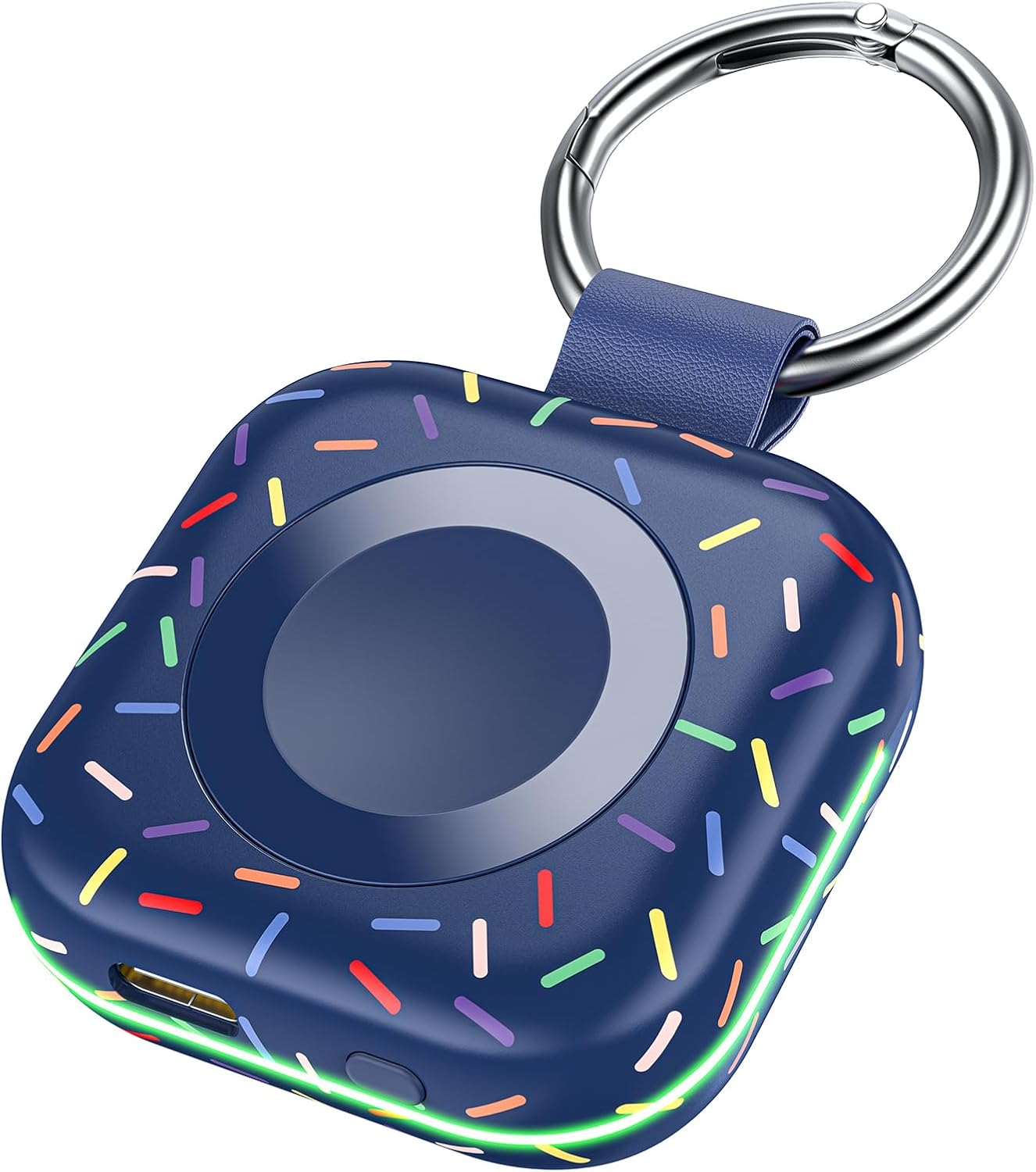 Portable Charger for Apple Watch 10,Wireless Magnetic Mini iWatch Charger 1200mAh Power Bank Travel Keychain Accessories Smart Watchs Chargers for Apple Watch 11/10/9/8/7/6/SE/5/4/3/2/1/UItra/UItra 2