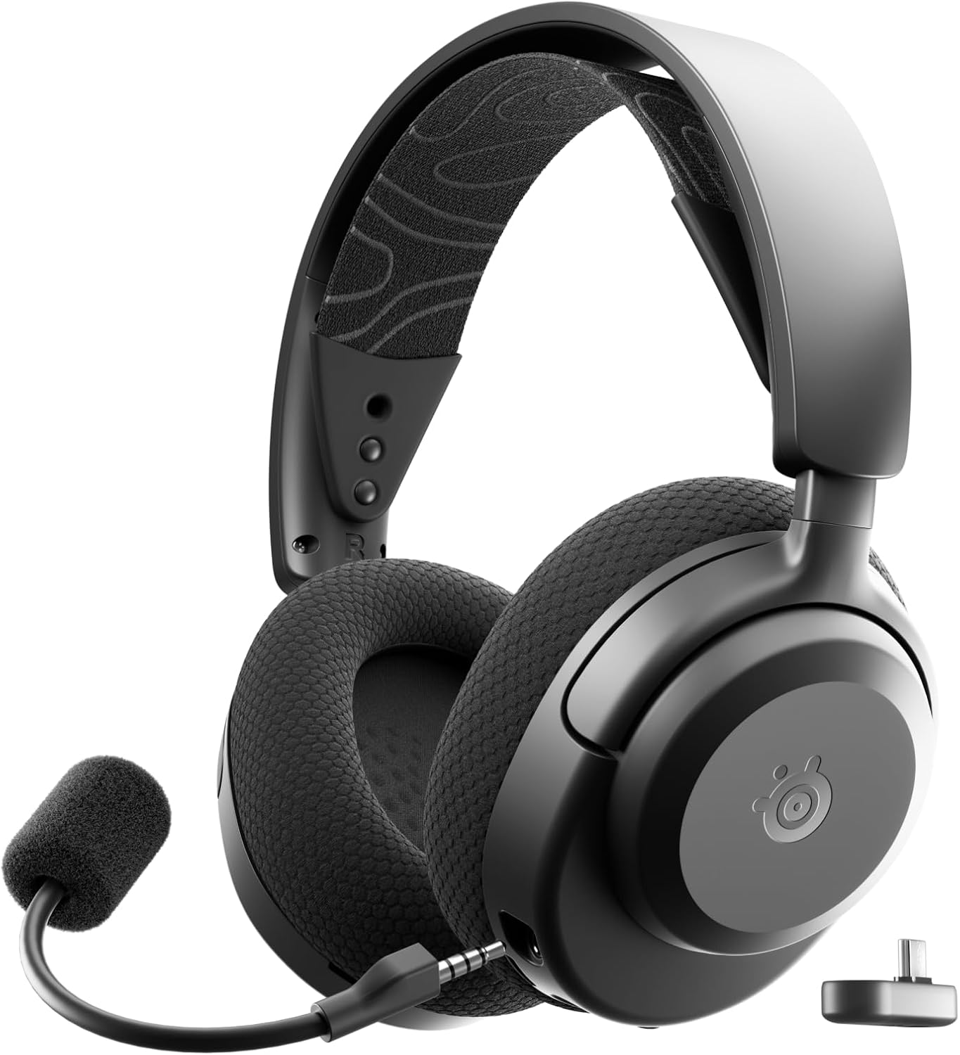 SteelSeries Arctis Nova 3P Wireless Multi-Platform Gaming Headset — Mobile App Control — 40 HR Battery — Neodymium Magnetic Drivers — 2.4GHz/Bluetooth — PS5, PS4, PC, Switch, Mobile — Black