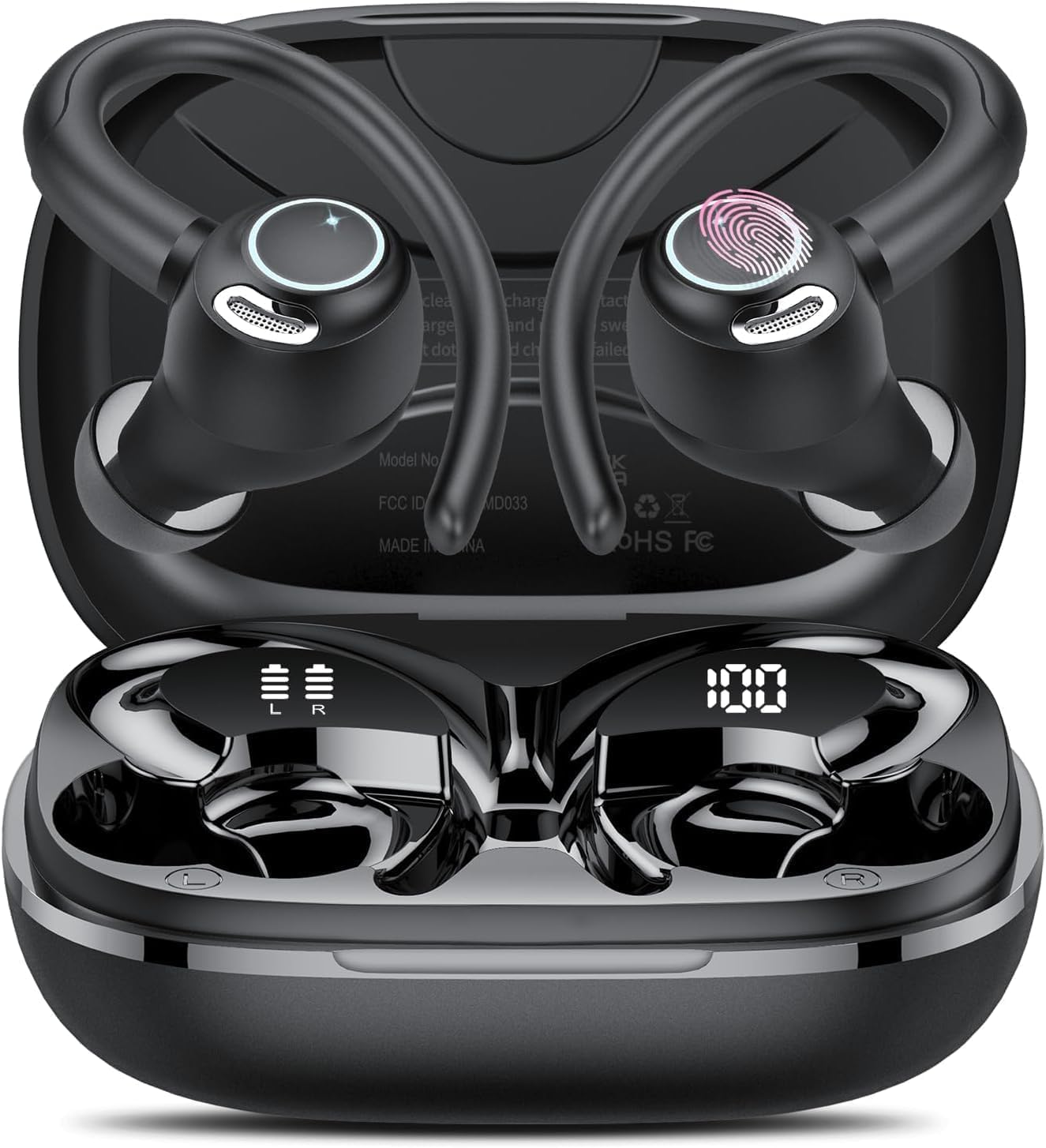 AI Translation Earbuds Real Time, 164 Language Translator Earbuds, 3-in-1 Bluetooth 5.4 Translation Headphones with 5 Translation Modes, 48H AI Ear Buds Translator Device for Business/Travel/Learning