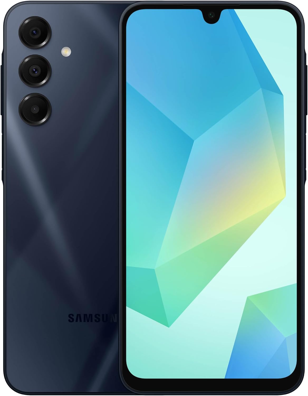 Samsung Galaxy A16 5G A Series, Unlocked Android Smartphone, Large AMOLED Display, Durable Design, Super Fast Charging, Expandable Storage, 5G Connectivity, US Version, 2025, Blue Black