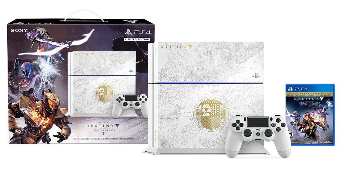 PlayStation 4 500GB Limited Edition Console – Destiny: The Taken King Bundle [Discontinued] (Renewed)
