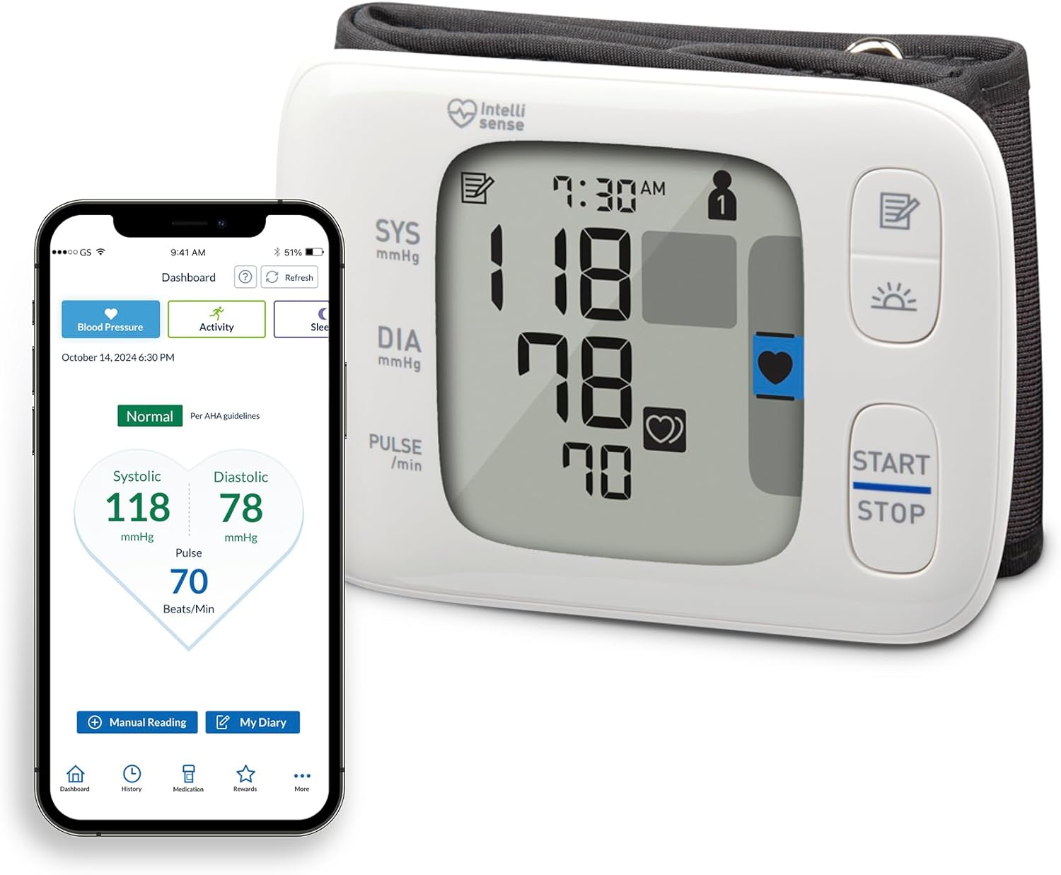 OMRON Gold Wireless Wrist Blood Pressure Monitor for Home Use – #1 Doctor & Pharmacist Recommended Brand – Clinically Validated – Connect App
