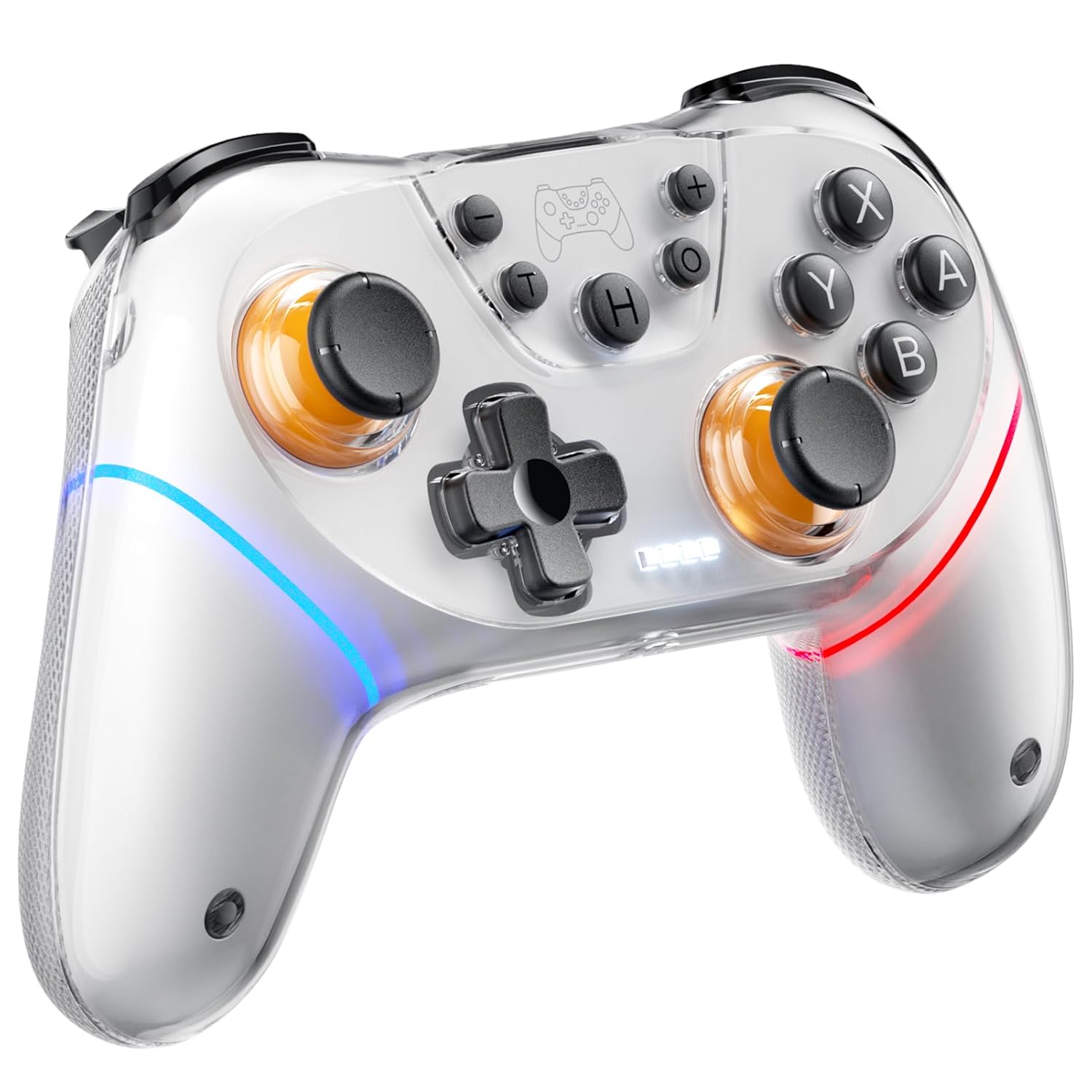 Honghao Game Controller Compatible for Switch/Switch 2/ Tesla 2025 New Model YModel 3/Y/S/X/Cybertruck (White)