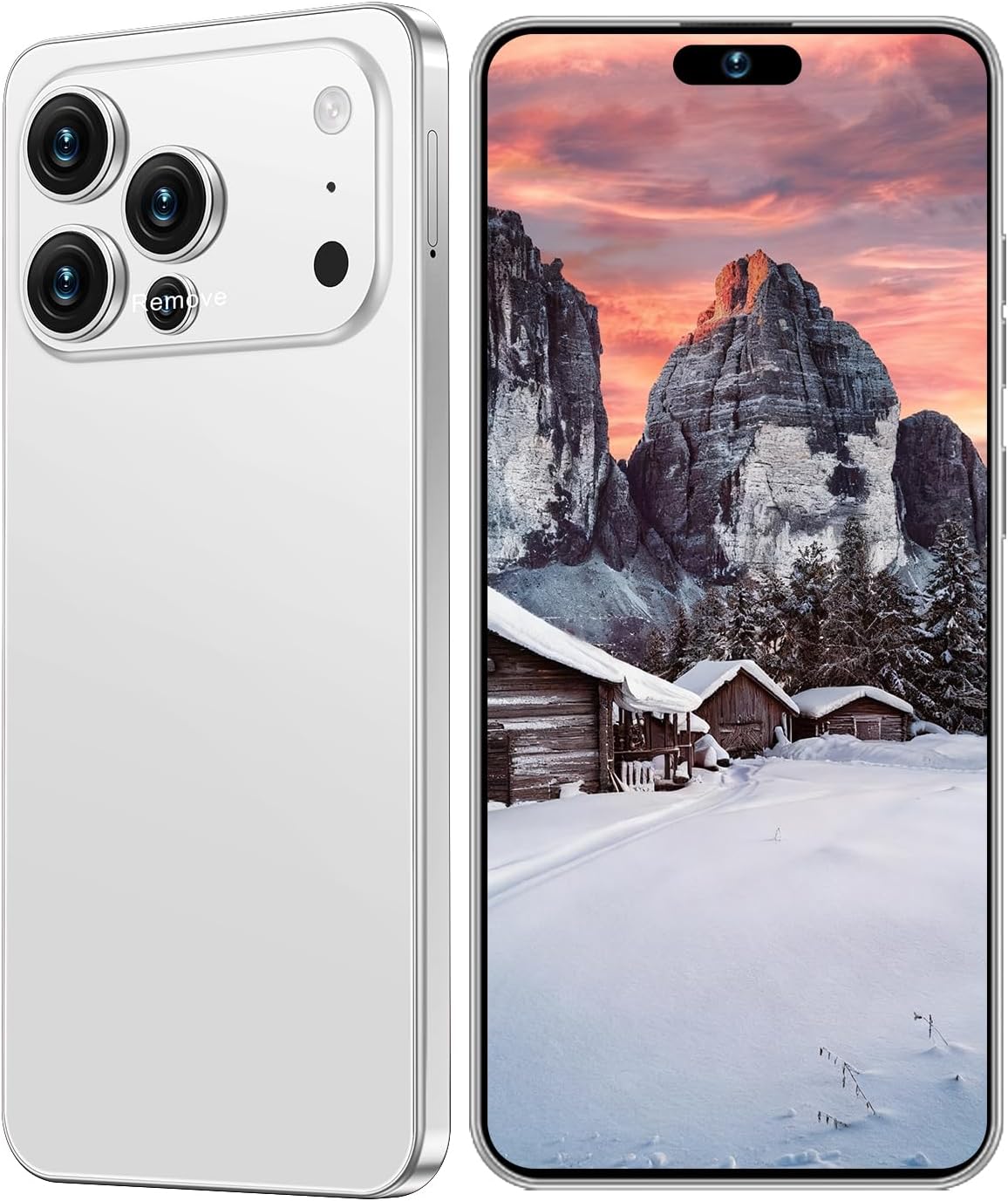 17PROMA X Unlocked Phone | Cell Phone Android 15.0 | 16+512GB Smartphone| 6.99″ HD Display | Long Battery Life 7000mAh | 68+108MP Zoom Camera| Fingerprint Lock | with Dual SIM (White)