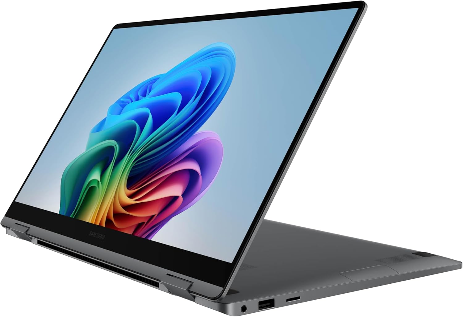 Samsung 15.6″ Galaxy Book5 360 Copilot+ PC, AI Business Laptop, Windows 11 Pro, Intel Core Ultra 5 Processor 226V, FHD AMOLED Touchscreen, 16GB/512GB, 2025 Model, NP754QHA-KA1US, Gray