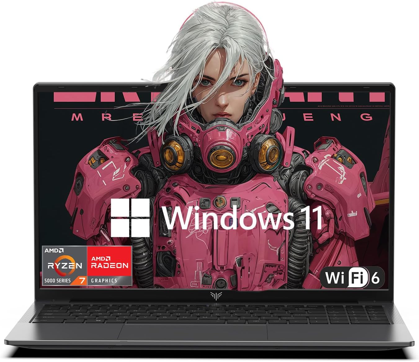 Laptop, ΑΜD Ryzen 7 5700U(8C/16T, Up to 4.3GHz), 16GB RAM 512GB NVMe SSD, Laptop Computer, 15.6-in IPS Laptop, WiFi 6, Numeric Keypad, HDMI Type-C USB3.2 Office Laptops Home Laptops