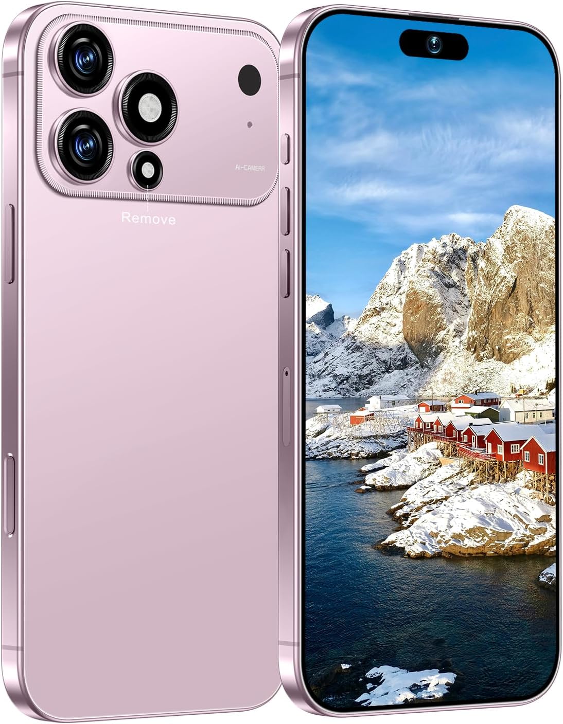 MMY 17PROMA X Unlocked Cell Phone 16+1TB,6.9″ HD Screen Unlocked Phones,Android 15 7000mAh Long Battery Life Smartphone,5G/Dual SIM/Fingerprint Button Unlock/Photos/Face ID (Pink, 16+1TB)