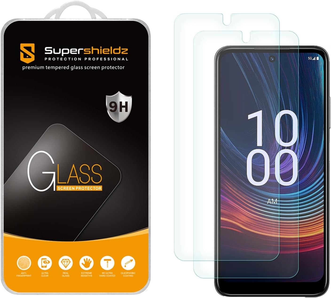 Supershieldz (2 Pack) Designed for Boost Mobile Celero 5G (2024) Tempered Glass Screen Protector, Anti Scratch, Bubble Free