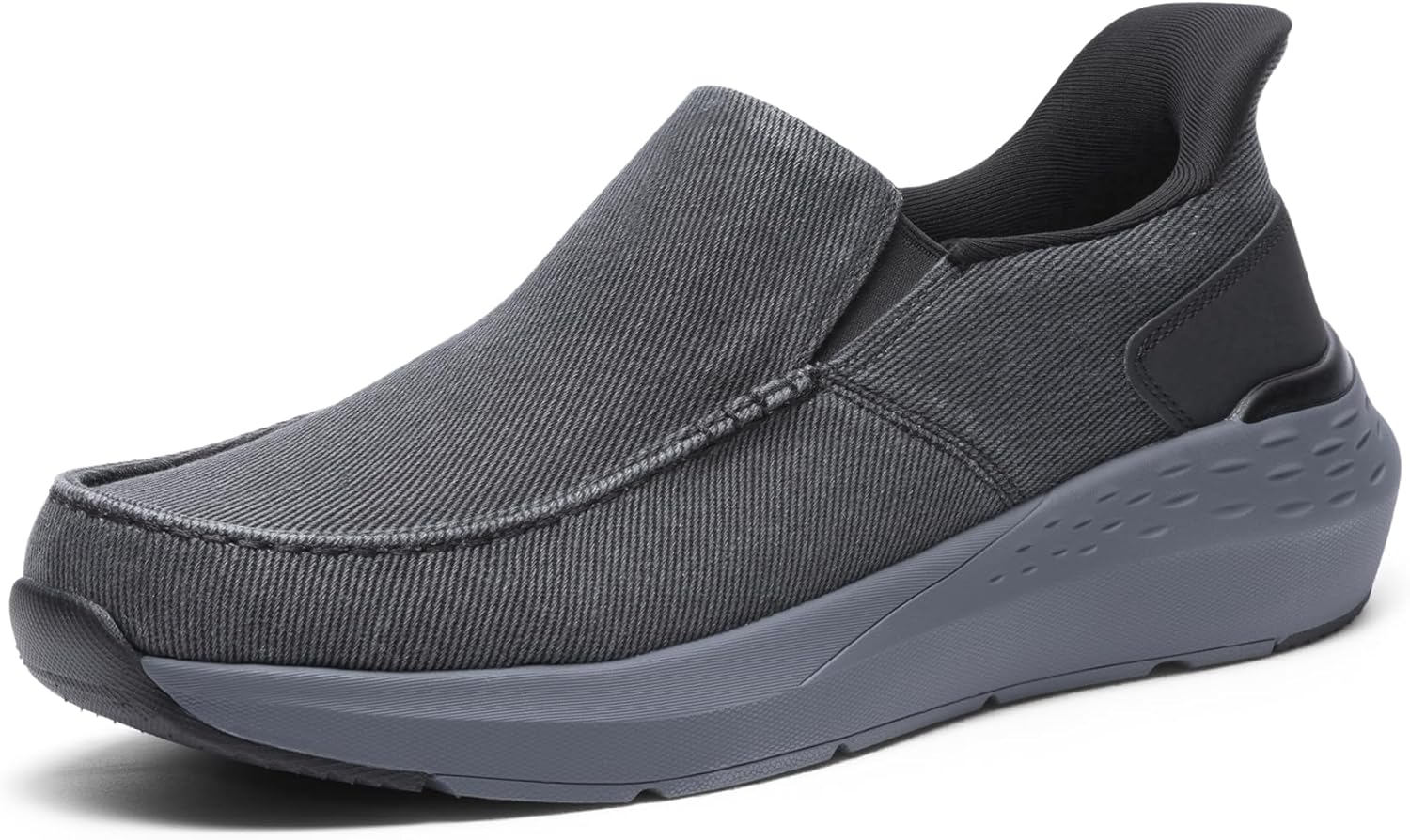 Bruno Marc Men’s Hands Free Slip on Loafers Casual Sneakers Canvas Walking Shoes