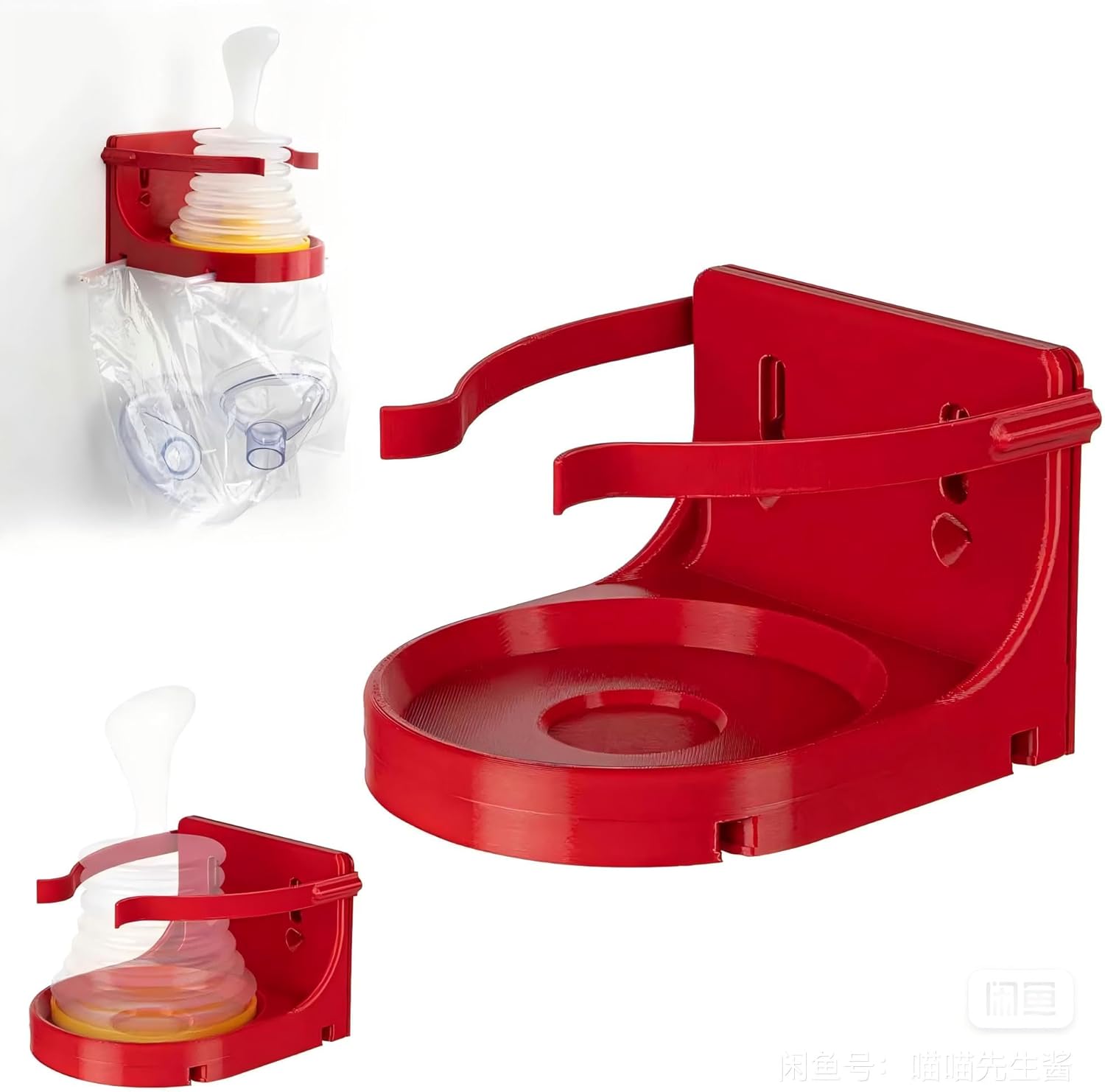 Wall Mount for Choking Rescue Device &First Aid Equipment &Mask Holder | Easy Install Anti-Choking Device Organizer | Space-Saving First Aid Cabinet for Airway Clearance Device(Device Not Included)