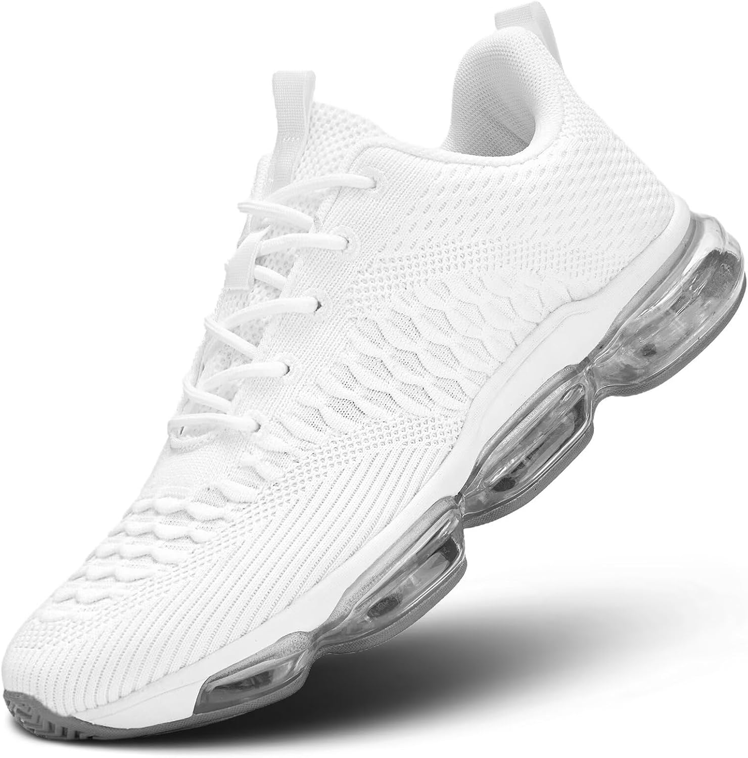 Men’s Air Cushion Running Shoes Breathable Tennis Fashion Sneakers Non Slip Workout Casual Sport Shoes Gym Training Comfortable Walking Shoes