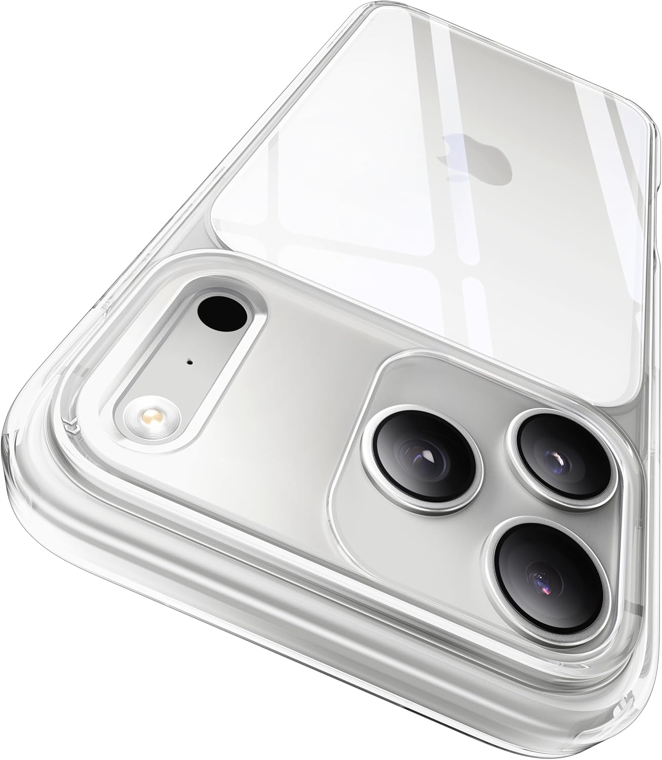 CASEKOO for iPhone 17 Pro Max Case Smooth Crystal Clear, Patented Anti-Yellow & Virgin TPU, 15FT Military-Grade Protection, Slim Transparent Women Men Funda para for iPhone 17 Pro Max Case 6.9″, Clear