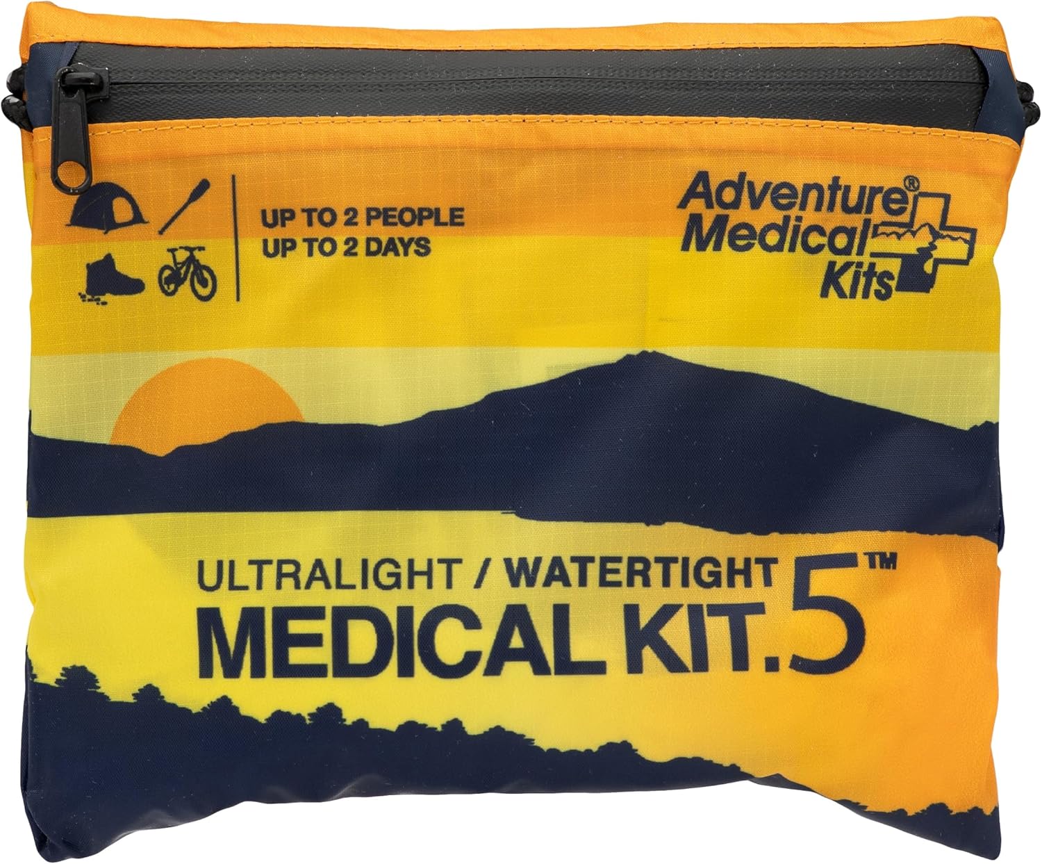 Adventure Medical Kit Ultralight/Watertight Medical Kit .5 – Up to 2 People, Up to 2 Days – Includes Bandages, Blister Essentials & More – Perfect for Hiking, Biking & Climbing