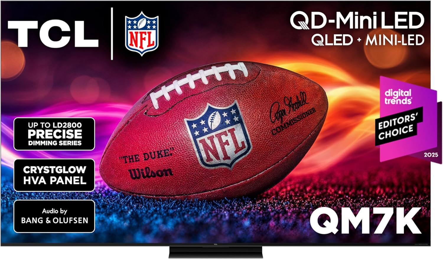 TCL 85 Inch Class QM7K Series | Mini LED QLED 4K HDR | 85QM7K, 2025 Model | 120HZ-144HZ Anti Reflective Screen Smart Google TV Dolby Atmos Onkyo Audio | Voice Remote Alexa Gaming Streaming Television