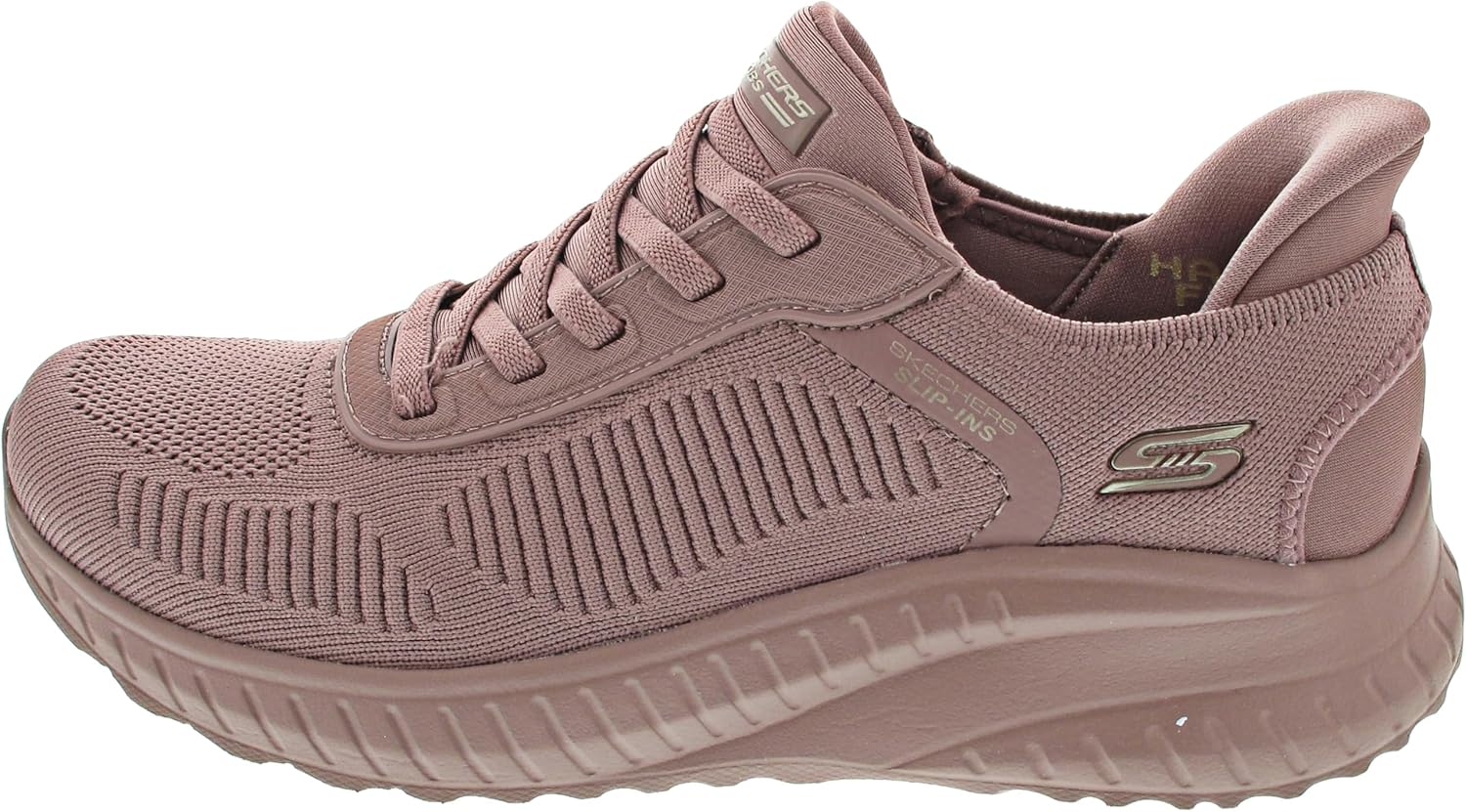 Skechers Womens Hands Free Slip-ins Bobs Squad Chaos-Current Muse