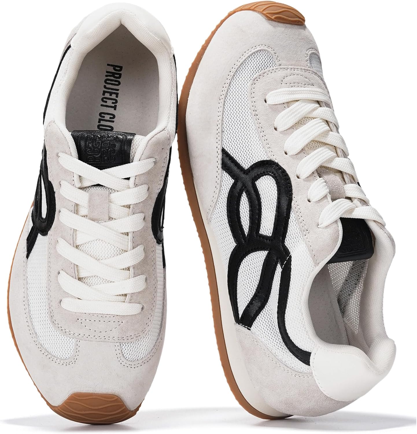 Project Cloud Womens Shoes with Memory Foam Insole Trendy Sneakers for Women – Lightweight & Non-Slip Womens Sneakers Walking Shoes for Women Footwear (Lowy)