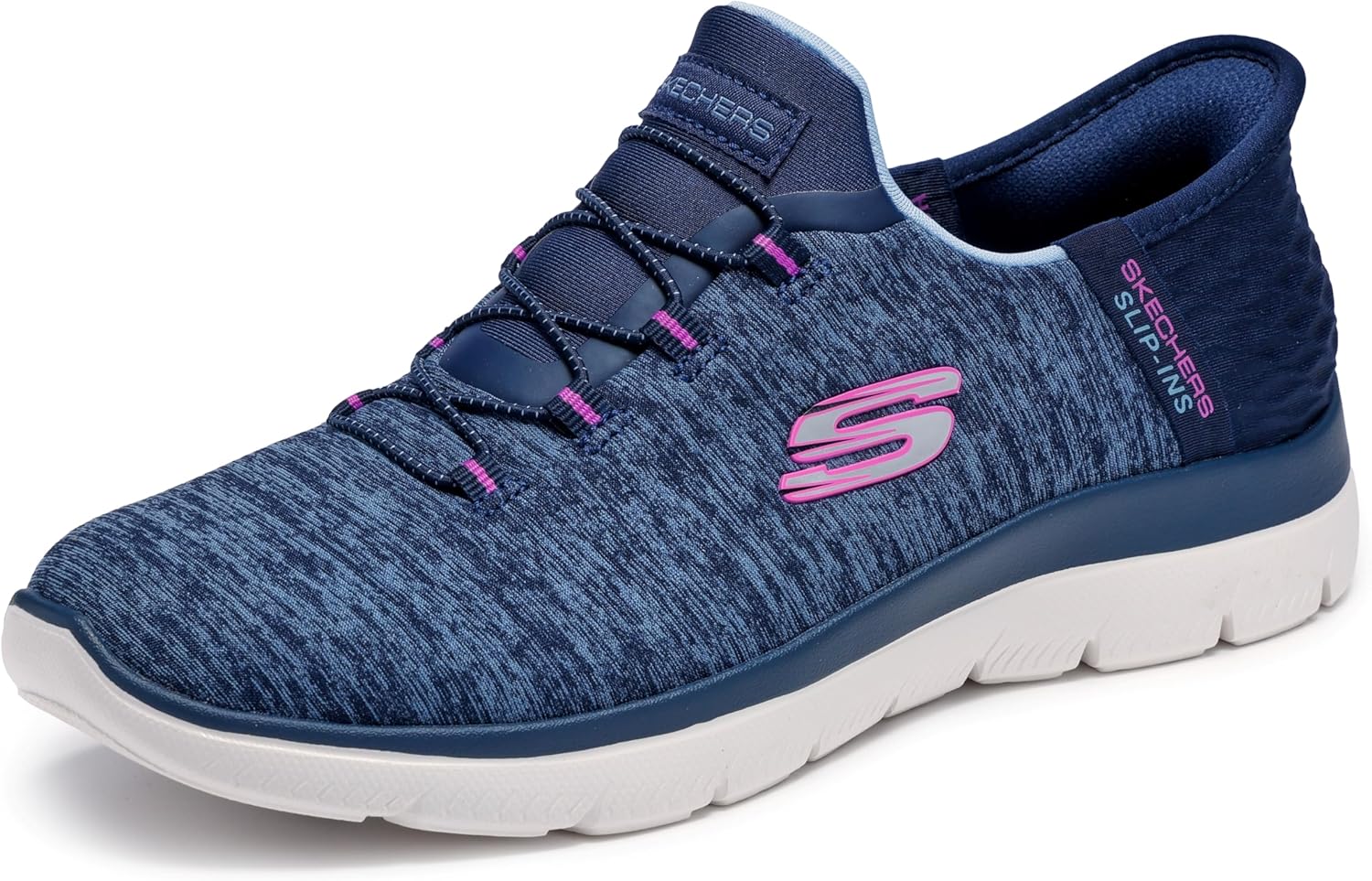 Skechers Women’s Summits Dazzling Haze Hands Free Slip In Sneakers