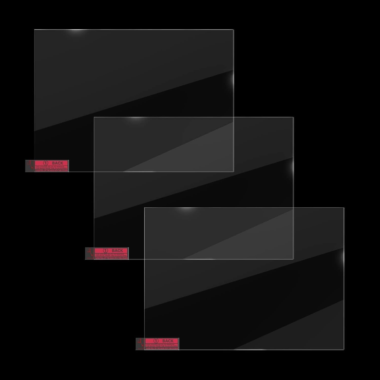 KOYOFEI 3PCS LCD Screen Tempered Glass Protective Film for 7 inch Resin 3D Printer, High Light Transmittance Protective Film for Elegoo Mars 4, Mars 4 Ultra, Mars 5, Mars 5 Ultra LCD 3D Printer