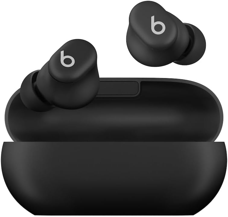 Beats Solo Buds – Wireless Bluetooth Earbuds | 18 Hours of Battery Life | Apple & Android Compatibility | Built-in Microphone – Matte Black