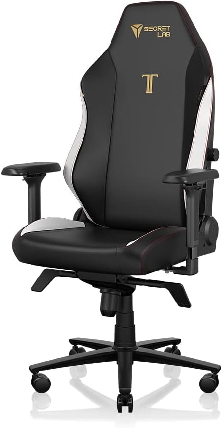 Secretlab Titan Evo Classic Gaming Chair – Reclining, Ergonomic & Comfortable Computer Chair with 4D Armrests, Magnetic Head Pillow & 4-Way Lumbar Support – Black – Leatherette