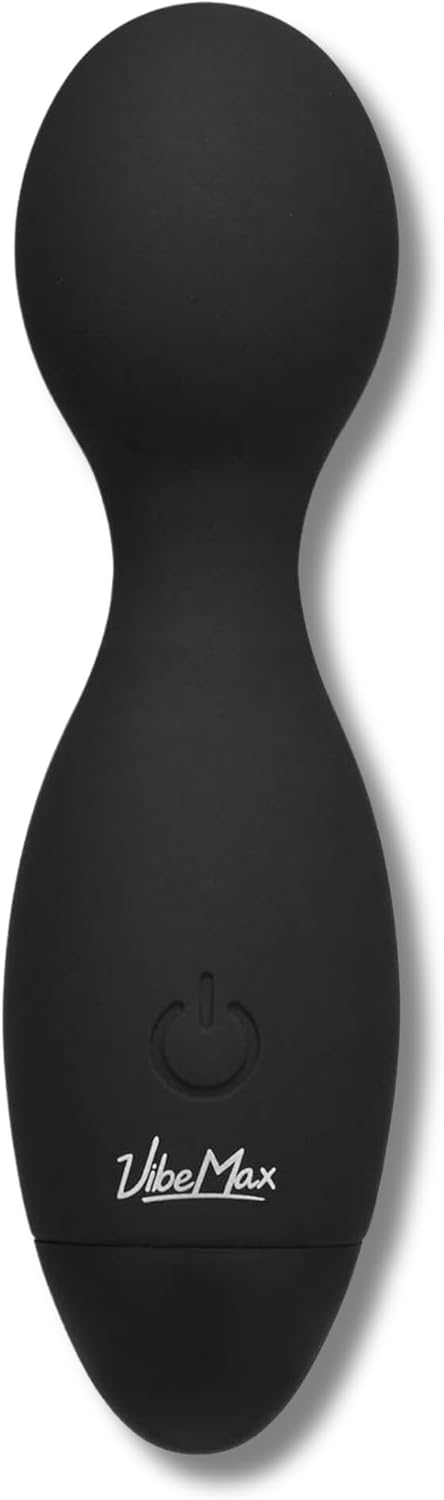 Mini Personal Massage Device – Compact – Lightweight – Small & Quiet – USB Rechargeable – for Muscle Tension Relief in Neck, Back, Shoulders, Legs and Feet (Black)