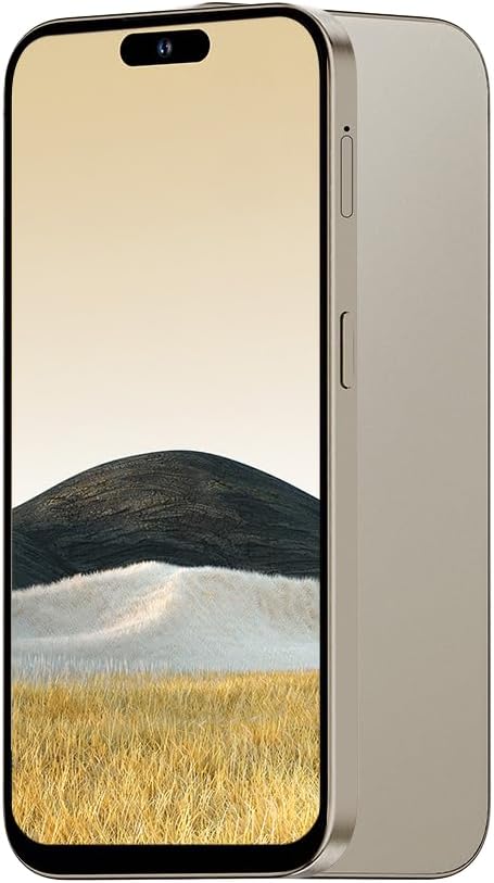 Unlocked 3G Mobile Phone, 6.6-inch Screen 16GB ROM (SD to 128GB), Dual SIM Dual Cameras, Android 10.0 OS, Face ID Cell Phones (Grey)