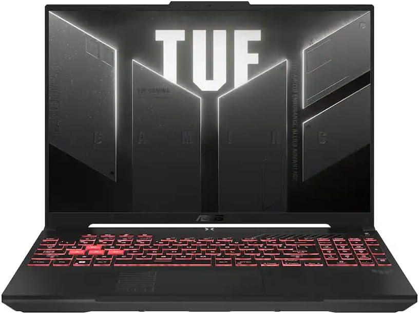 ASUS 2025 Gaming Laptop | TUF Gaming A16 | AMD 6-Core Ryzen 7 7445HS | NVIDIA GeForce RTX 4050 | 16GB DDR5 | 1TB SSD | 16″ 1920×1200 144Hz | Win11 Home – Wi-Fi 6 – BT 5.3 – RGB Backlit KB – Gray