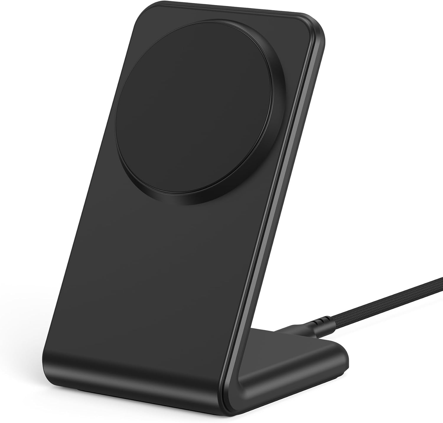 Mag.Safe Charger – iPhone Charger Stand, Fast Magnetic Wireless Charger for iPhone 17/16/15/14/13/12 Series – Black