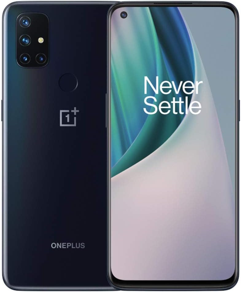 OnePlus Nord N10 5G Unlocked, Midnight Ice​, 6GB RAM + 128GB storage, US Version (Renewed)