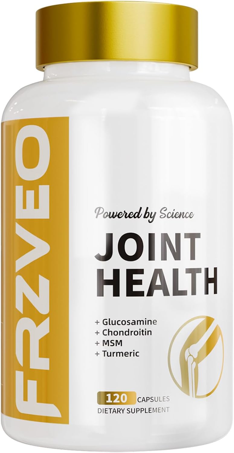 Joint Health Supplement for Women & Men, Joint Support Supplement Glucosamine Chondroitin MSM, 120 Capsules