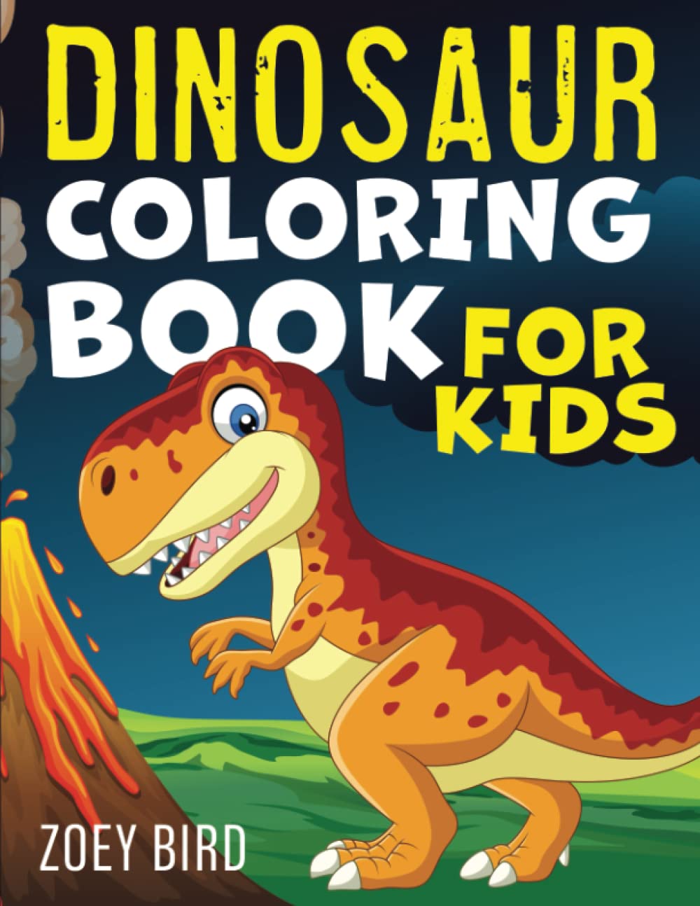 Dinosaur Coloring Book for Kids: Coloring Activity for Ages 4 – 8