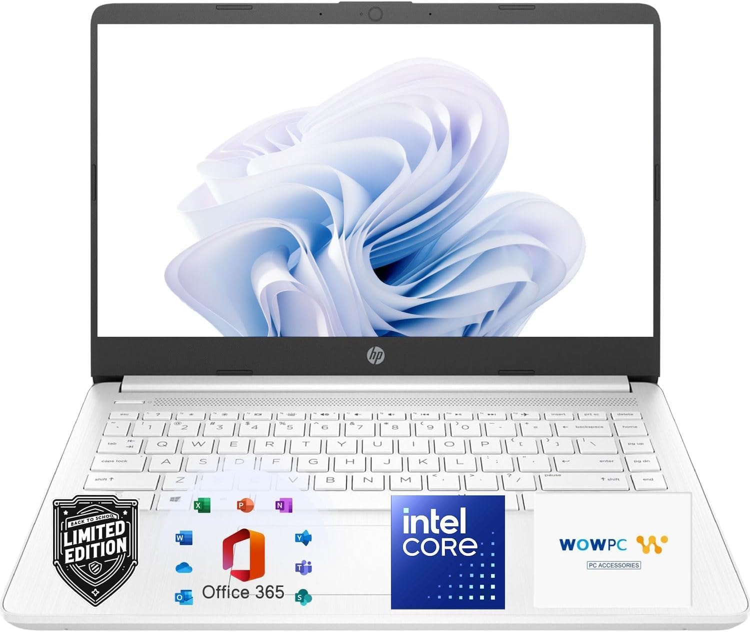 HP Ultrabook Laptop with Office 365 – Copilot AI – 1.2TB Storage – 8GB RAM – Intel Core | Thin & Portable, Anti-Glare Display, 1TB OneDrive + 192GB SSD, win11, Fast Charge and 12hrs Battery, no Mouse