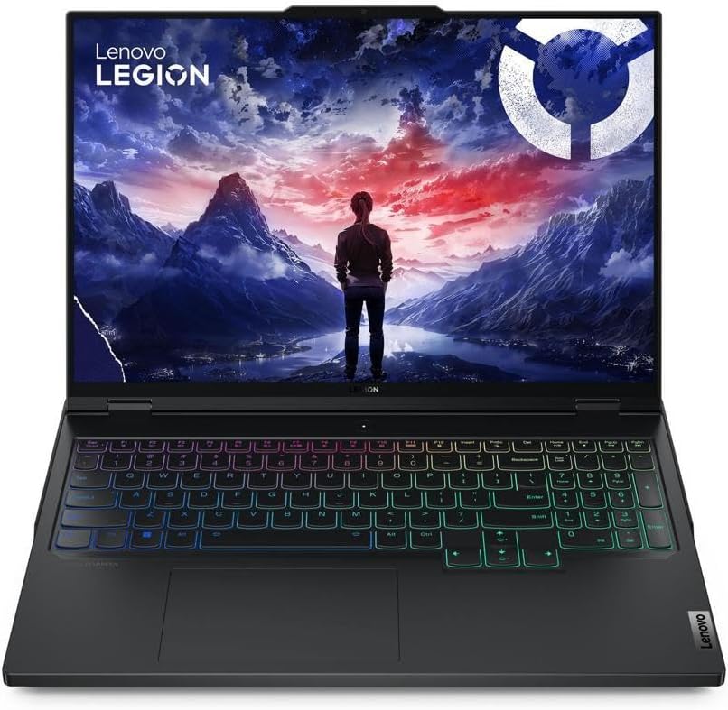 Lenovo Legion Pro 7i Gen 9 16″ Gaming Laptop (2024 Model) Intel Core i9-14900HX 24C, NVIDIA GeForce RTX 4090 16GB, 32GB RAM, 2TB (1TB+1TB) NVMe SSD, 16.0″ IPS QHD+ 500 nits 240Hz, Windows 11 Home
