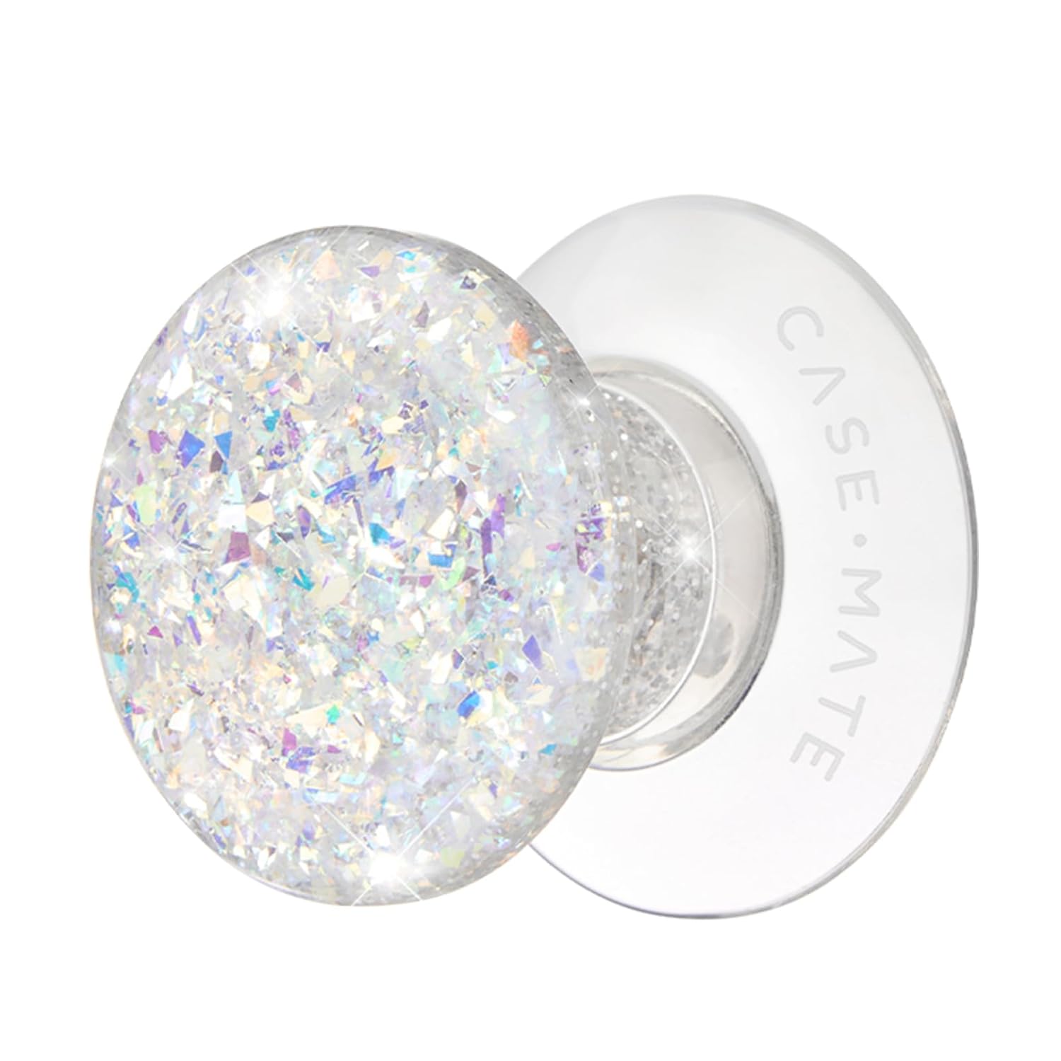 Case-Mate Minis – Cell Phone Stand/Grip – Suction Cup Cell Phone Holder [Removable for Wireless Charging] for iPhones, Android Smartphones, Kindles & More – Twinkle Stardust