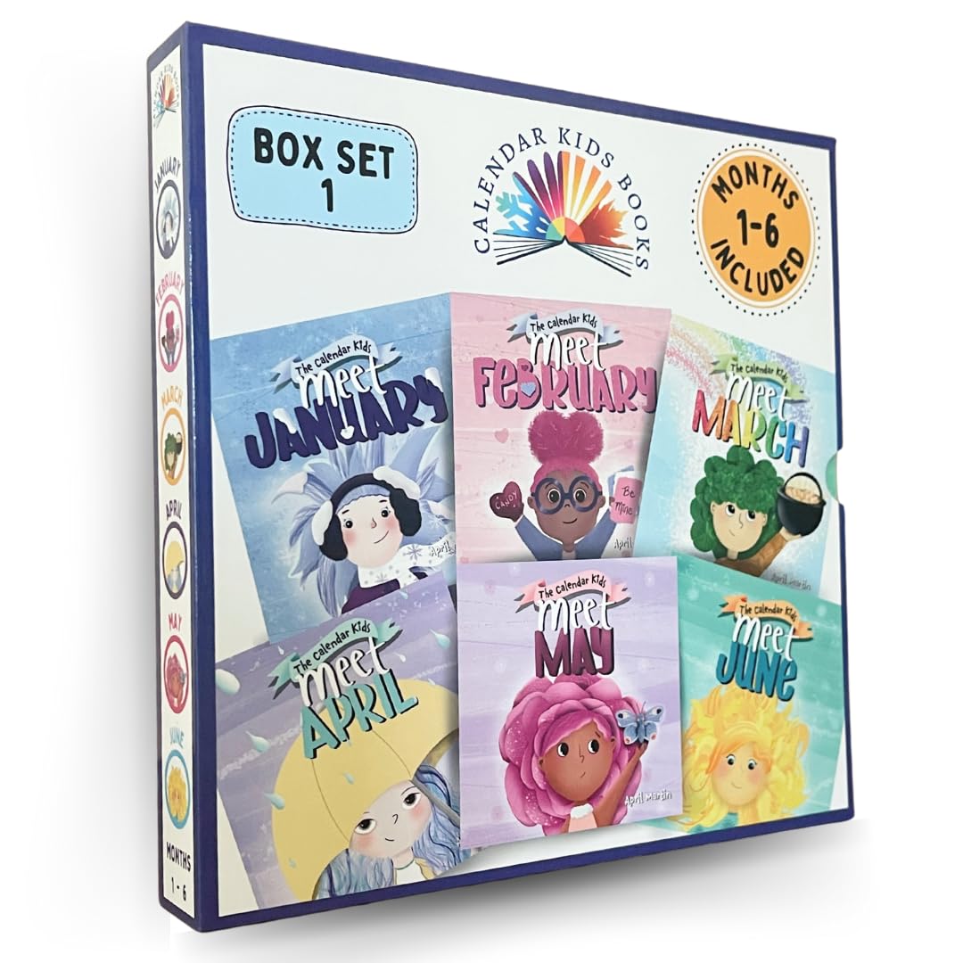 The Calendar Kids Collection 6 Book Box Set (Books 1-6: Meet January, Meet February, Meet March, Meet April, Meet May, Meet June)