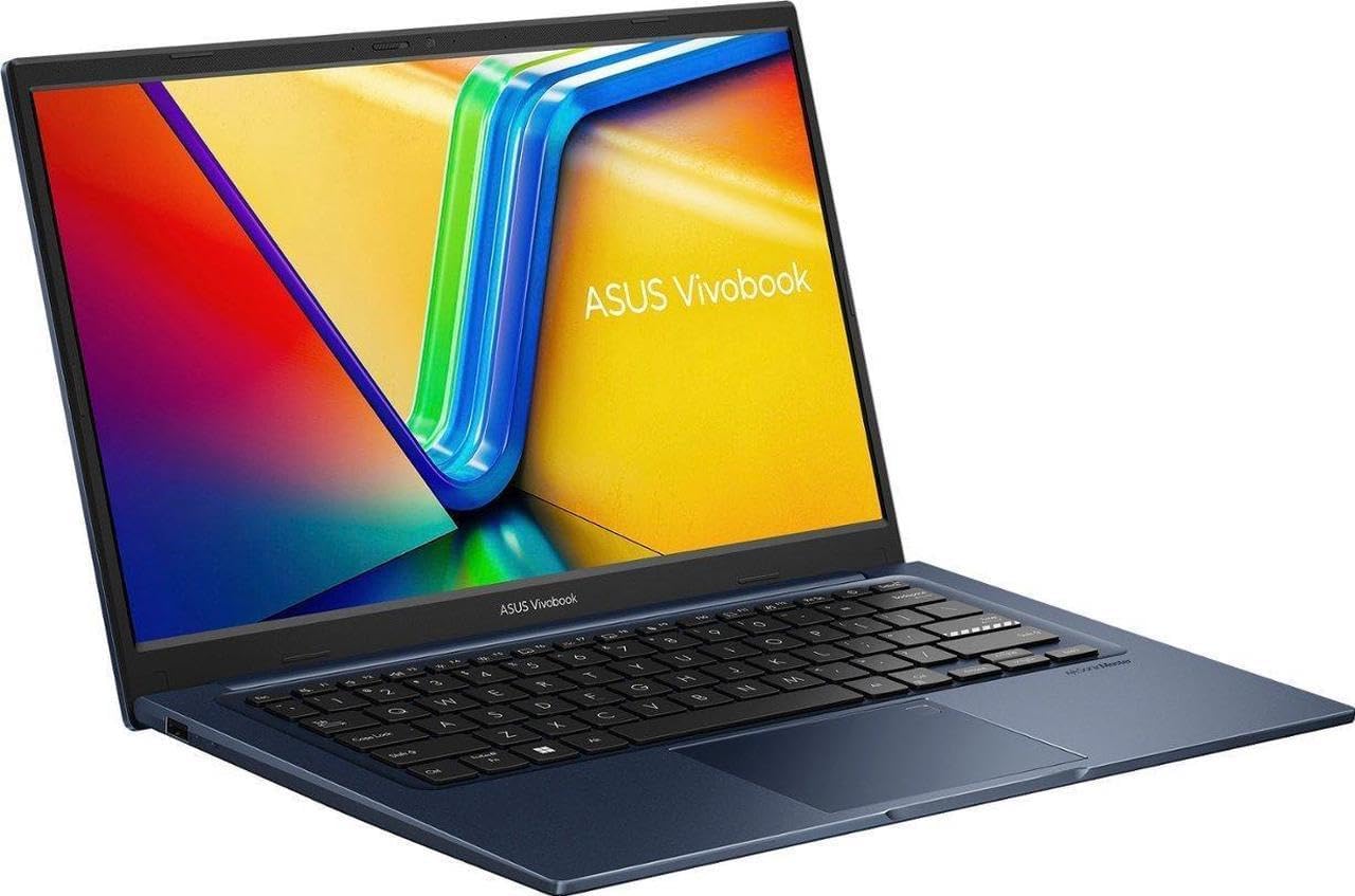 ASUS Vivobook 14″ FHD Laptop | Intel Core i3-1215U | Intel Iris Xe Graphics | HDMI | Blue | 8GB RAM | 128GB SSD | Windows 11 S | Bundle with USB 3.0 Hub