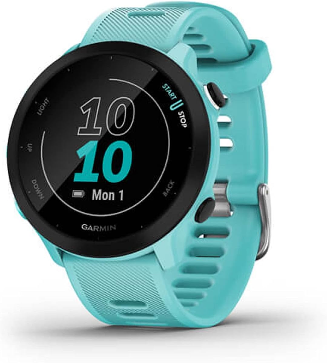 Garmin Forerunner 55, GPS Running Watch with Daily Suggested Workouts, Up to 2 Weeks of Battery Life, Aqua