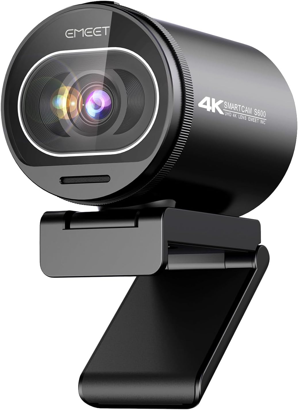 EMEET S600 4K Webcam for Streaming – Sony 1/2.55” Sensor, PDAF Autofocus, 1080P@60FPS, 2 Noise Reduction Mics, Built-in Privacy Cover, 73° FOV, Streaming Camera for Live Commerce/Gaming/Beauty