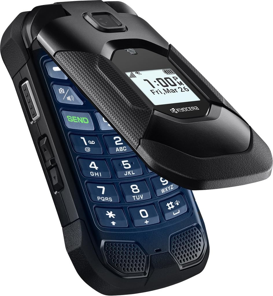 NEW KYOCERA DuraXA Equip E4831 | Unlocked/T-Mobile | 2/16GB | (Camera) | 1YR Factory Warranty Waterproof, Drop Proof, | Rugged Flip Phone Kosher NO Verizon service