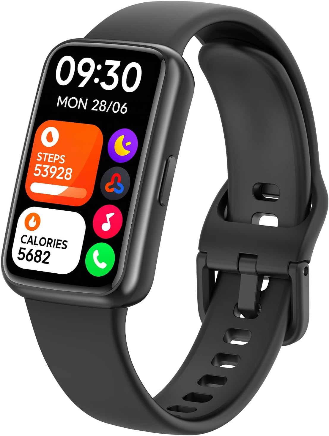 Fitness Tracker Smart Watch for Men Women, 1.47″ HD with Bluetooth, 24/7 Heart Rate & Blood Oxygen Monitor, Sleep & Step Counter, 100+ Sports Modes, IP68 Waterproof, Compatible with Android iOS