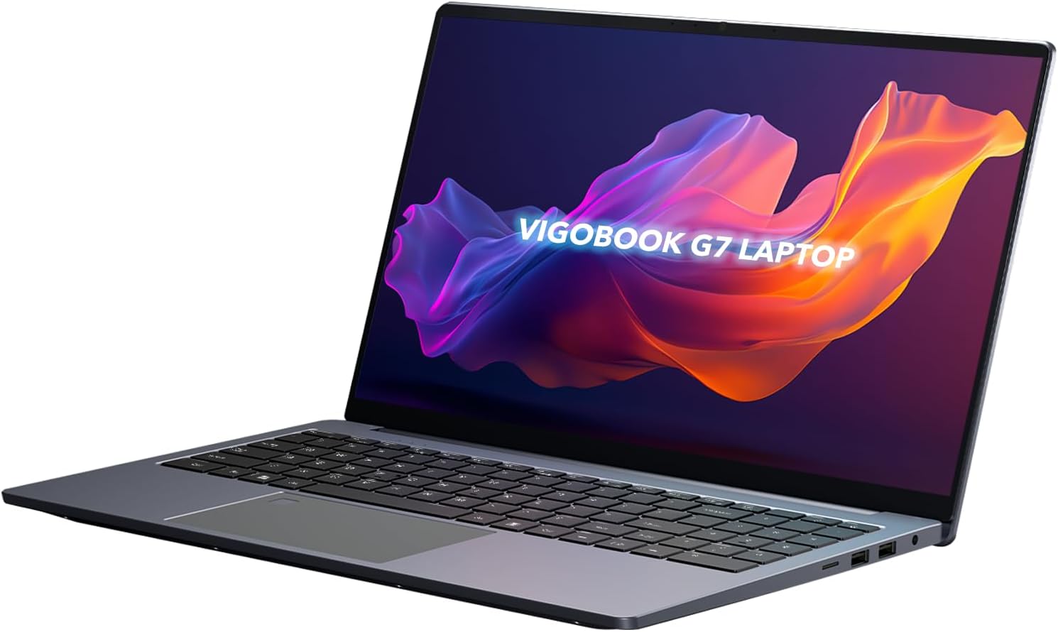VigoBook G7 15.6-inch Laptop – Ryzen 7 5700U (8C/16T), 16GB RAM, 512GB SSD, WiFi 6, Fingerprint Reader, 58Wh Battery – Grey