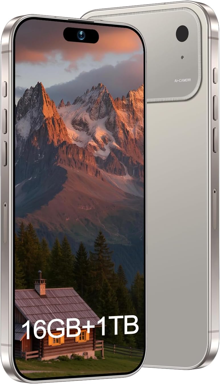 17PROMA X – 16GB+1TB Snapdragon8 Gen3 Android 15 5G Dual SIM 6.99″ 68+108MP 7000mAh Battery – High-Performance Smartphone with Unbeatable Value (Gray, 16+1TB)