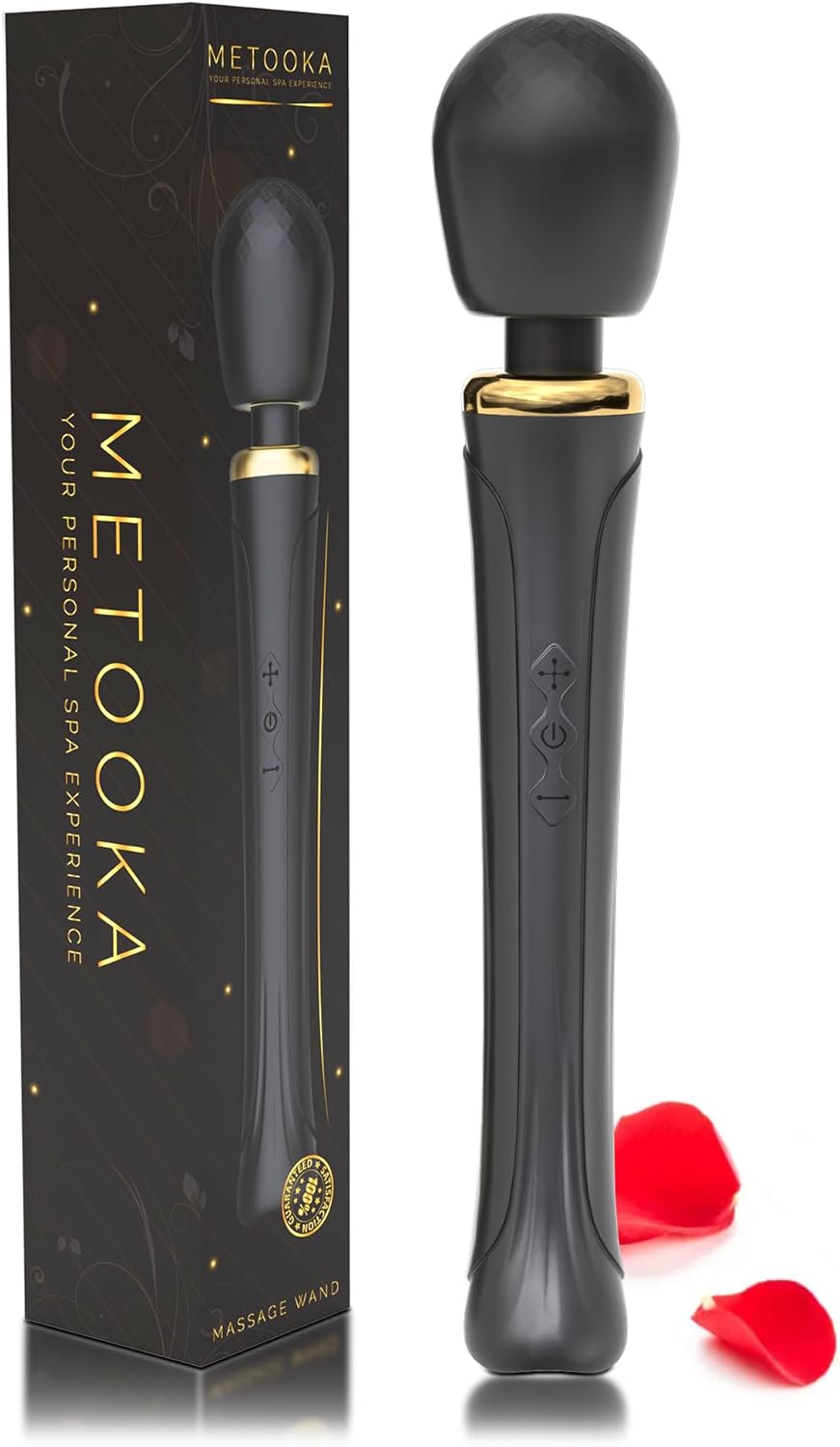 Therapeutic Cordless Massager – Powerful Massage Tool Handheld 8 Speeds 20 Patterns – Rechargeable Hand Massagers for Sore Muscles – Hand Held Massage Tool for Neck & Back