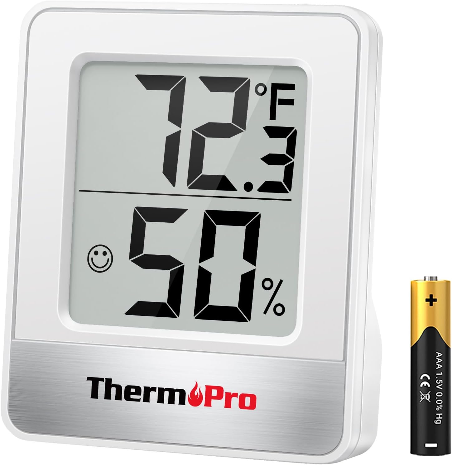 ThermoPro TP49 Digital Hygrometer Indoor Thermometer Humidity Meter Room Thermometer with Temperature and Humidity Monitor Mini Hygrometer Outdoor